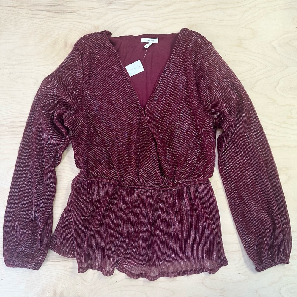 Maurice’s Dressy Maroon Top